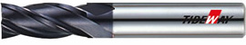 Торцевая твердосплавная фреза Tideway LC210030 Z4 3x4x8x50 (dxDxhxL)